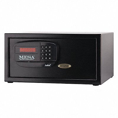 MESA SAFE COMPANY MHRC916EBLK Hotel Safe 1.2 cu ft Black 35 lb.