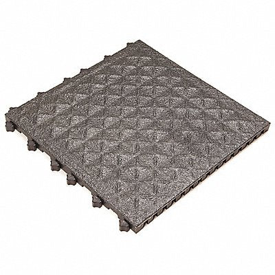 ERGO ADVANTAGE SAFE-FLEX AG1 Antislip Floor Mat Black 18 x 18 PK10