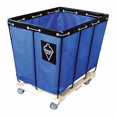 TOUGH GUY 33W323 Basket Truck 12 Bu. Cap. Blue 36 in L