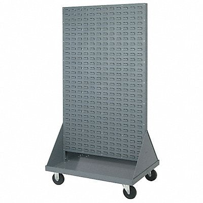QUANTUM STORAGE SYSTEMS QMD36H Mobile Louvered Flor Rack 25inx72inx36in