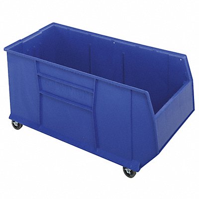 QUANTUM STORAGE SYSTEMS QRB216MOBBL G7023 Mobile Bin Blue Polypropylene 17 1/2 in
