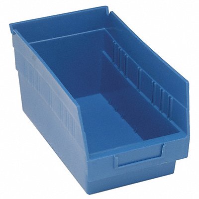 QUANTUM STORAGE SYSTEMS QSB802BL G7027 Shelf Bin Blue Polypropylene 8 in