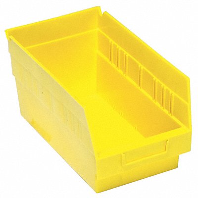 QUANTUM STORAGE SYSTEMS QSB802YL G7027 Shelf Bin Yellow Polypropylene 8 in