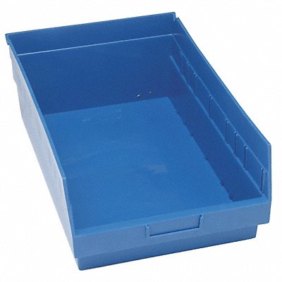 QUANTUM STORAGE SYSTEMS QSB810BL G7035 Shelf Bin Blue Polypropylene 8 in