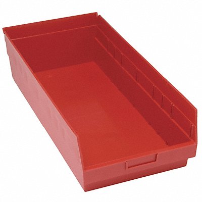 QUANTUM STORAGE SYSTEMS QSB816RD G7037 Shelf Bin Red Polypropylene 8 in