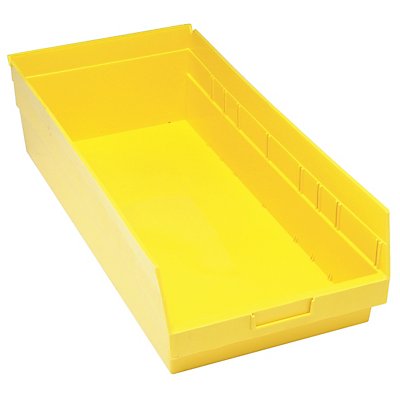 QUANTUM STORAGE SYSTEMS QSB816YL G7037 Shelf Bin Yellow Polypropylene 8 in