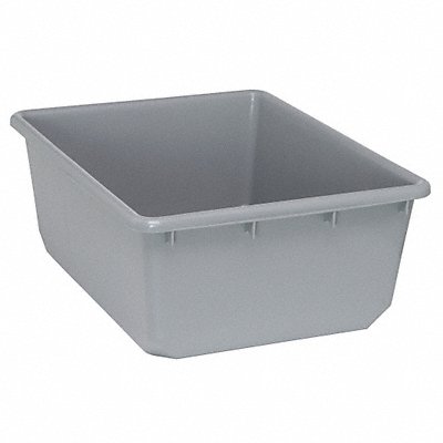 QUANTUM STORAGE SYSTEMS TUB24199GY Nesting Ctr Grey Solid Polypropylene