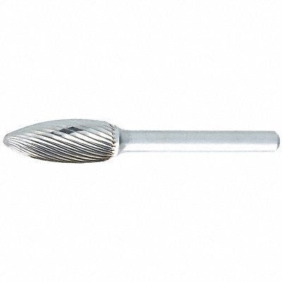 OSG 951750060 Flame Bur 19.00mm Carbide Single Cut