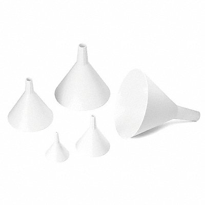 TABLECRAFT PRODUCTS COMPANY 5 Wht Plst Funnel Set 2 3 4 5 6 Dia