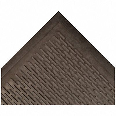 NOTRAX 340P0035BL Drainage Mat 5 ft L 3 ft W Black
