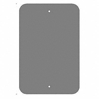 TAPCO 3700286 Blank Sign Aluminum 18 H 12 W 2 Holes