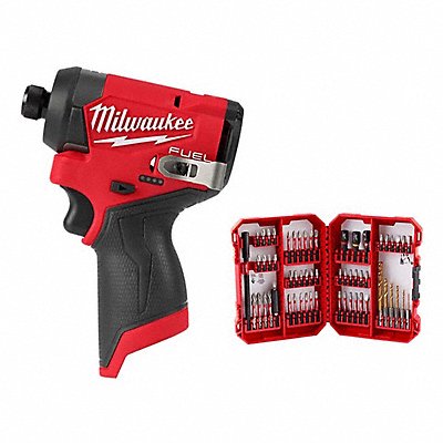 MILWAUKEE 34532048324097 M12 Impact Driver + Impact Duty Set 60PC