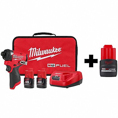 MILWAUKEE 34532200000000 M12 FUEL Impact Drver M12 CP2.5 Battery