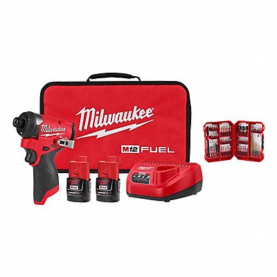 MILWAUKEE 34532248324097 M12 Impact Driver + Impact Duty Set 60PC
