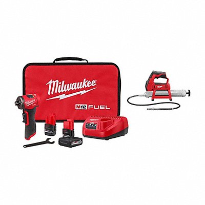 MILWAUKEE 348522244620 M12 FUEL Die Grinder Kit+ M12 Grease Gun