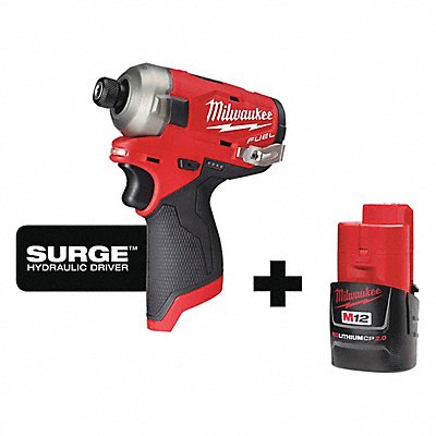 MILWAUKEE 25512000000000 Cordless Impact Driver 1/4 Drive 12V
