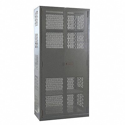 HALLOWELL HW4VSC84784CL Storage Cabinet 78 x48 x24 Charcoal 4Shlv