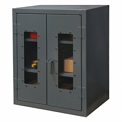 DURHAM MFG HDCC2448422S95 Storage Cabinet 42 x48 x24 Grey 2Shlv