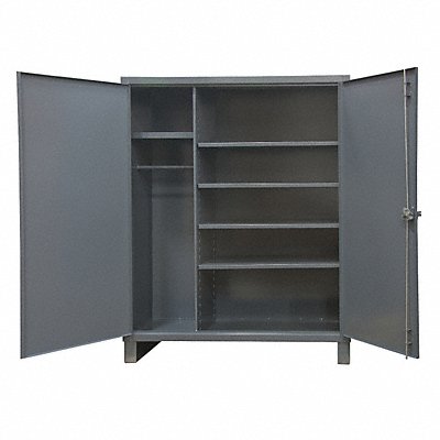 DURHAM MFG HDWC2448785S95 Storage Cabinet 78 x48 x24 Grey 5Shlv