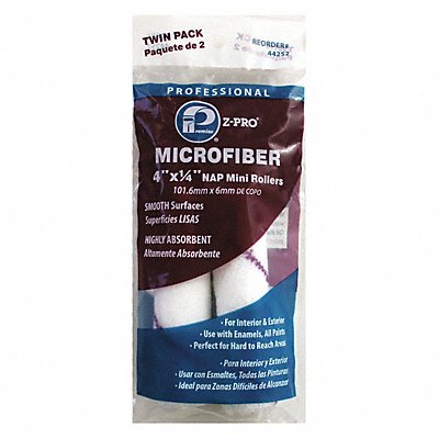 PREMIER 44252 Microfiber Roller 4 L 1/4 Nap PK2