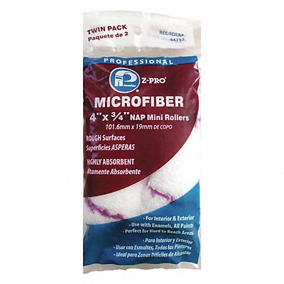PREMIER 44752 Microfiber Roller 4 L 3/4 Nap PK2