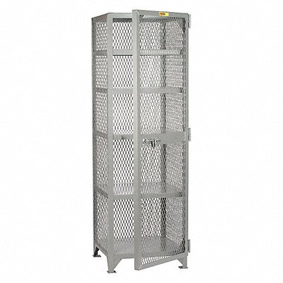 LITTLE GIANT SL5242478 Storage Locker 78 x25 x27 Grey 5Shlv