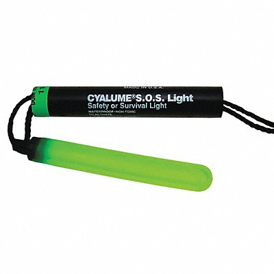 CHEMLIGHT BY CYALUME TECHNOLOGIES 942740PF Lightstick Green Include Lanyard PK50