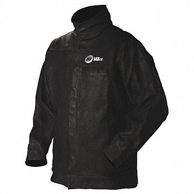 MILLER ELECTRIC 231090 Jacket Black Pigskin Leather Large