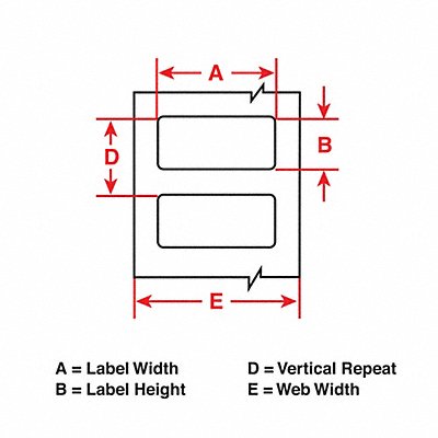 BRADY THT2947210YL Label Yellow 1.25inWx0.38inH