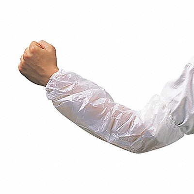 GRAINGER 2818W Chemical Resistant Sleeves PE PK2000