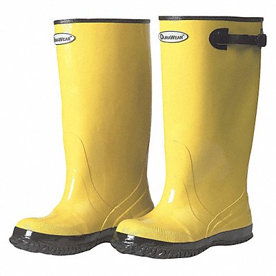 GRAINGER 151016 Overboots Mens Size 16 Yellow PR