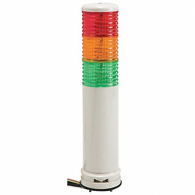 SCHNEIDER ELECTRIC XVC6M35SK Tower Light Red Orange Green Base Mount
