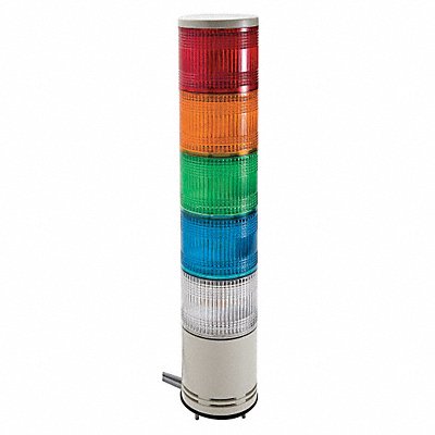 SCHNEIDER ELECTRIC XVC1M5K Tower Light Red Orange Green Blue Clear