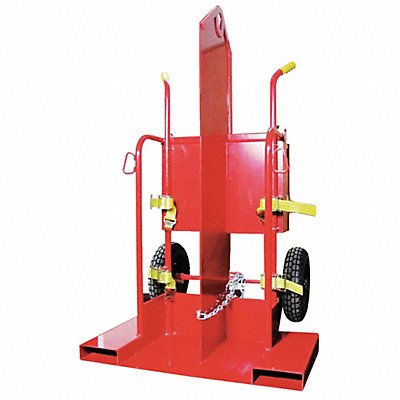 DAYTON 34D682 Cylinder Hand Truck 500lb 66x40 x34 1/4