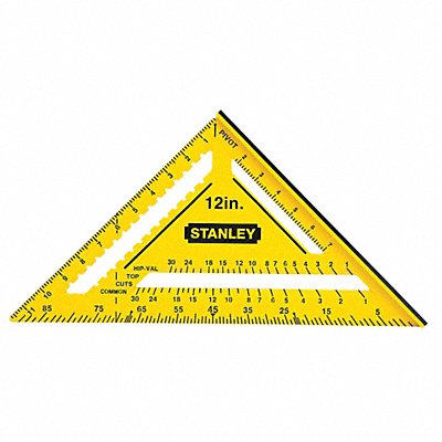 STANLEY STHT46011 Square ABS Yellow 12 In Graduations 8ths