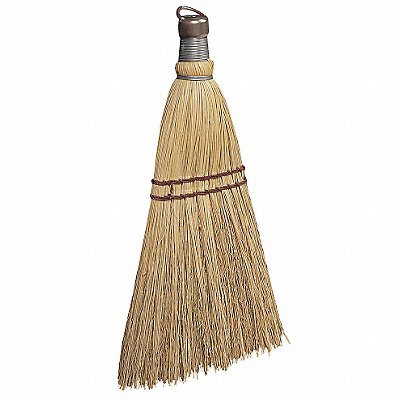 TOUGH GUY 34F931 Whisk Broom 10 in Handle L 8 in Face