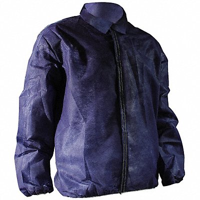 CELLUCAP 6512EBHLX Laboratory Coat Blue Hook & Loop XL PK50