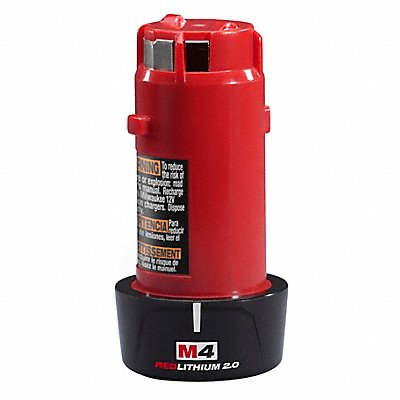 MILWAUKEE 48112001 Battery (1) 2.0 Ah Li-Ion