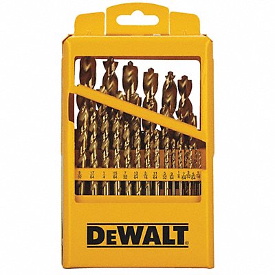 DEWALT DW1369 Jobber Length Drill Set 29pc HSS