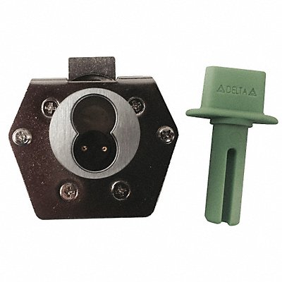 DELTA LOCK GDI1125L375BCRV1 Interchang Core Deadlatch Silr Rectang