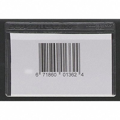 SUPERSCAN SST32 Label Holders 3-1/2INX2IN Top Load PK50