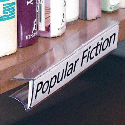 AIGNER INDEX WSC1006 Shelf Clip Label Holder 7/8INX6IN PK10