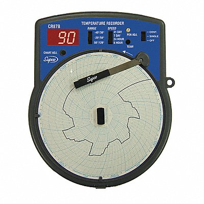 SUPCO CR87B Temperature Recorder 1 pkg