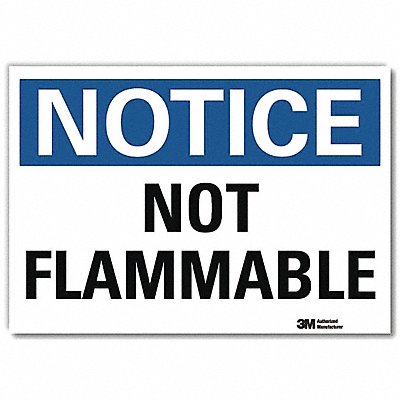 LYLE U51431RD14X10 Notice Sign 10 in x 14 in Reflective Sheeting