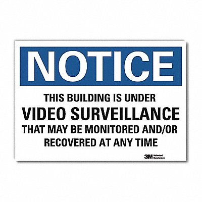 LYLE U51548RD14X10 Notice Sign 10x14in Reflective Sheeting