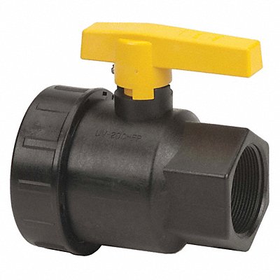 BANJO UV200FP Manual 2-Way Ball Valve NPT Polypro