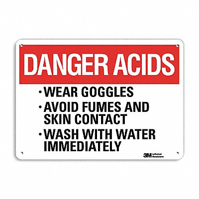 LYLE U31095RA10X7 Danger Sign 7 in x 10 in Aluminum