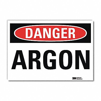 LYLE U31106RD7X5 Danger Sign 5inx7in Reflective Sheeting