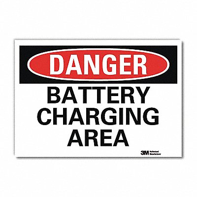 LYLE U31124RD14X10 Danger Sign 10inx14inReflective Sheeting
