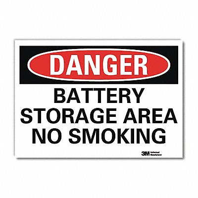 LYLE U31127RD14X10 Danger Sign 10inx14inReflective Sheeting
